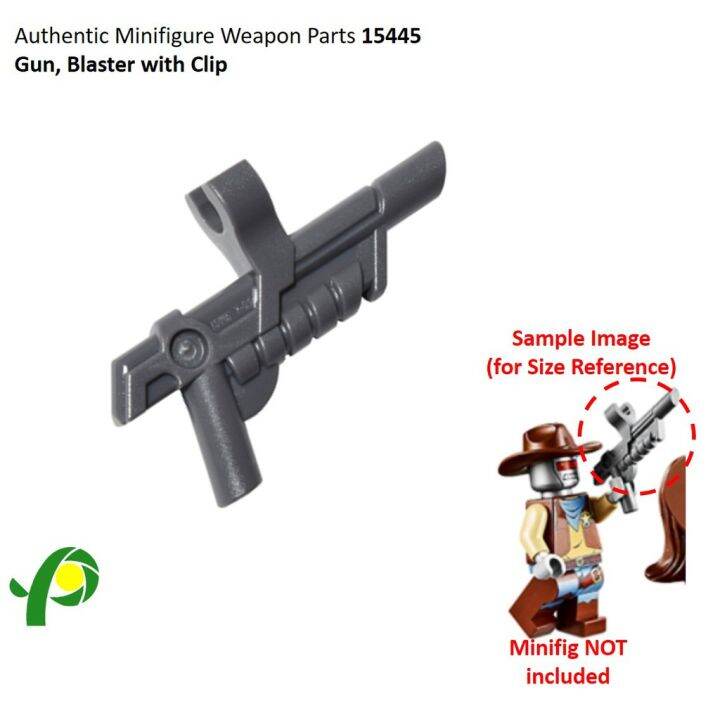 LEGO Minifigure Weapon Parts 15445 Gun Blaster with Clip Sold per piece ...