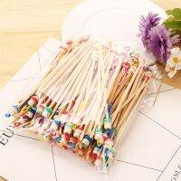 5/10 pcs/lot Cartoons Cute Mini Doll Ear Picks Wood Bamboo Ear Picks Wax Remover Cleaner Ear Care Tool Random Color Hot Selling