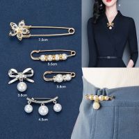 Accept waistband pin prevent exposed fixed brooch waistline to waist cardigan buckle clothes