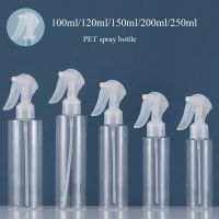 100ml/120ml/150ml/200ml/250ml Empty Spray Bottle Plastic Filling Hand Buckle Pump Sprayer for Alcohol Sterilization Travel Carry