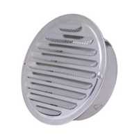 HVAC Air Vent Ventilation Wall Mount Flat Louver Grille Ceiling 80/100/120/160mm Round Outlet