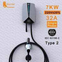 Feyree 7.6KW 32A Type2ที่ชาร์จอีวี1เฟส EVSE Wallbox RFID การ์ดรุ่น5เมตรแท่นชาร์จสายเคเบิลสำหรับรถไฟฟ้า