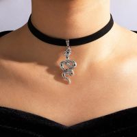 【DT】hot！ Snake Necklace for Choker Adjustable Bouncy Womens Neck Chain Pendant Jewelry чокер