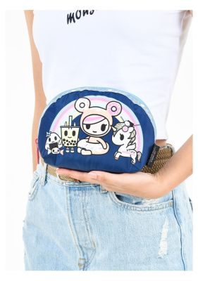 Lesportsac 2023 Tokidoki ชุดอุปกรณ์เสริมกระเป๋าเก็บเครื่องสำอางพิมพ์ลายน่ารัก8170