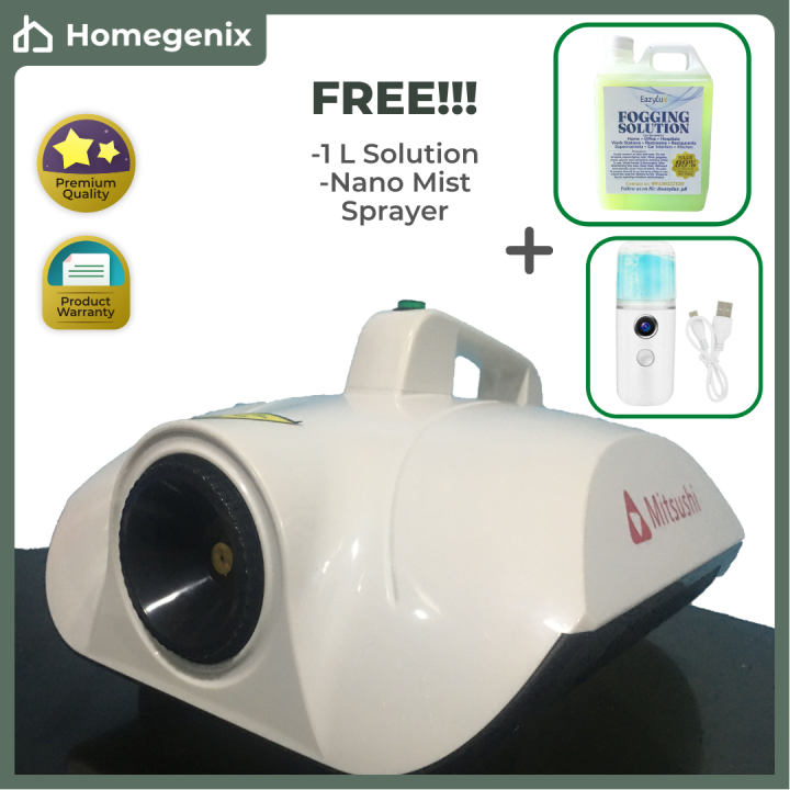 Heavy Duty Mitsushi Fog Machine Disinfect Machine Nano Smoke l 1LITER