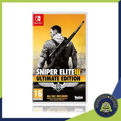 Sniper Elite 3 Ultimate Edition Nintendo Switch Game แผ่นแท้มือ1!!!!! (Sniper Elite 3 Switch)(Sniper Elite III Switch)(Sniper Elite Switch)(Sniper 3 Switch)(Sniper III Switch)