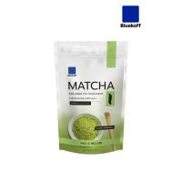 Bluekoff ผงชาเขียวมัทฉะ เข้มข้น 100 % เกรดพรีเมี่ยม Matcha Greentea Premium สูตร 1 (1ถุง บรรจุ 200 g.)