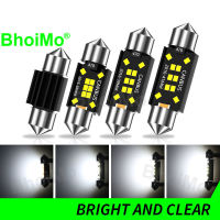 BhoiMo 1x Super Bright C5W C10W Led 31มม. หลอดไฟพู่ห้อย36มม. 2016 SV8.5ไฟภายในรถโดม39มม. 41มม. โคมไฟสัญญาณประตูท้ายรถ