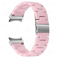 ♝◎❍ Correa for samsung galaxy watch 4 classic band 46mm 42mm no gaps resin strap for galaxy watch 4 44mm 40mm gapless band bracelet