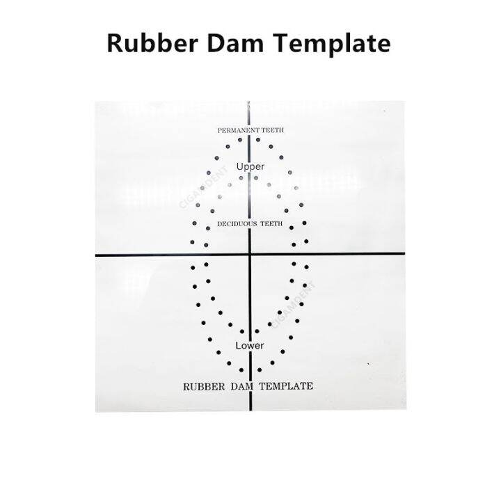 【YD】 1pcs plastic Dental Rubber Dam rubber dam Punch Hole Board