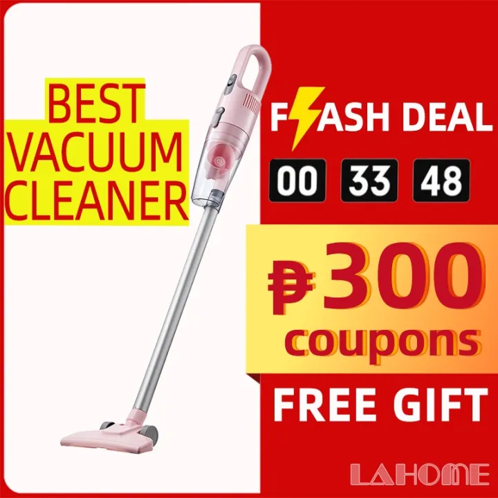 【Spot in Manila】LaHome Stick Vacuum Cleaner 18KPA Powerful Suction 600W