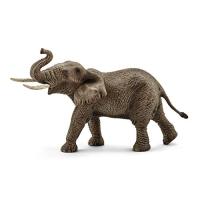 หุ่นจำลอง100% ช้างแอฟริกา (ตัวผู้),14762ฟิกเกอร์สัตว์ป่า Schleich