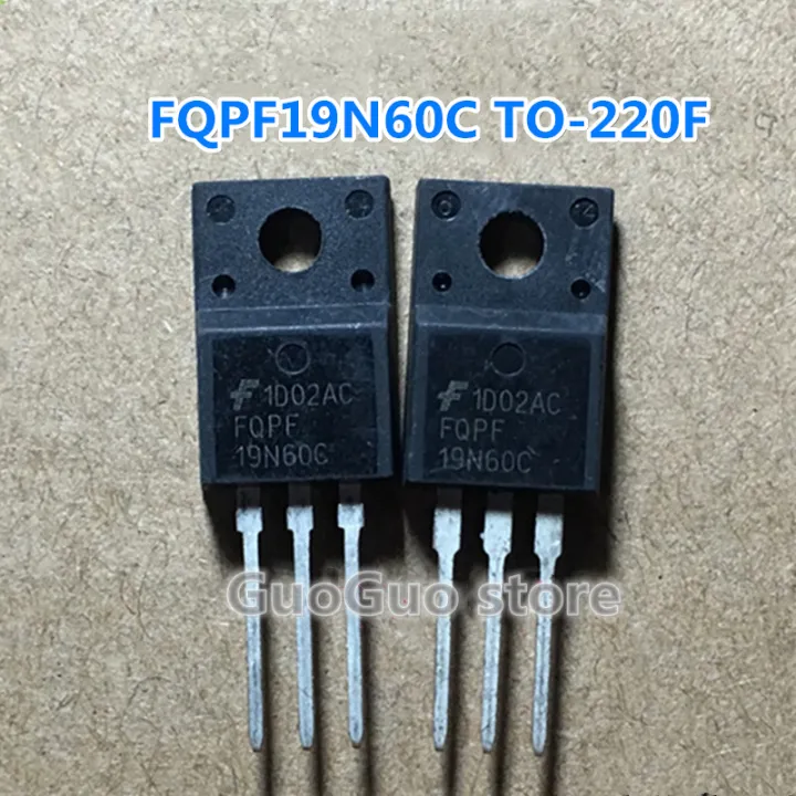 5pcs NDF02N60ZH N-Channel MOSFET – TO-220F Package – NDF02N60