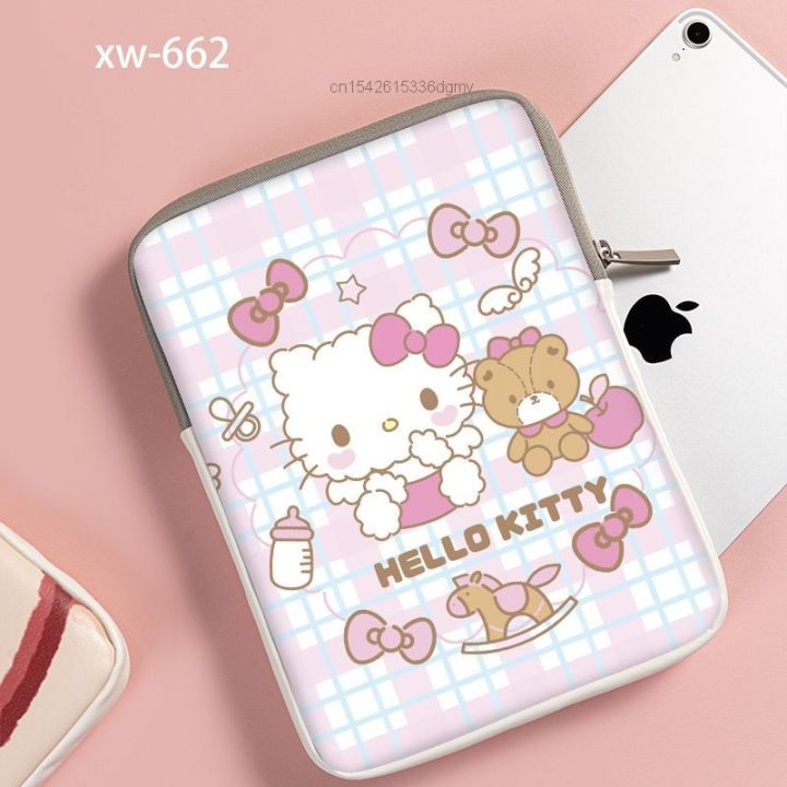 sanrio-hello-kitty-แล็ปท็อปและแท็บเล็ตลายการ์ตูนน่ารักกระเป๋าด้านใน-ipad-7-9-10-2-9-8ขนาด11นิ้วกระเป๋าซองสำหรับ-macbook-ipad-pro-2021