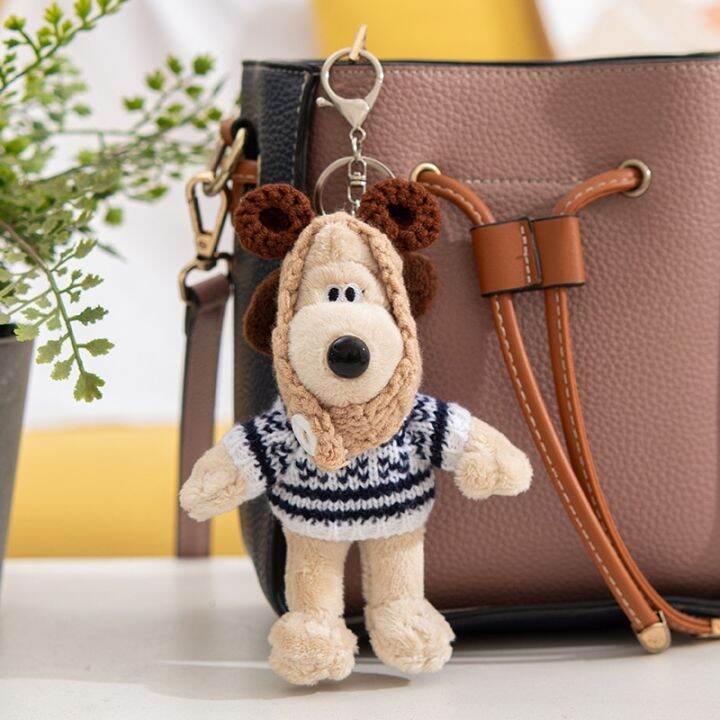 15cm-kawaii-wallace-amp-gromit-dog-plush-keychain-cartoon-pilot-dog-gromit-dog-plushie-doll-schoolbag-pendant-car-keychain-gifts