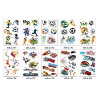 CW 10pcs SweatGames EuropeanCupFaceGame Stickers Football FakeStickers