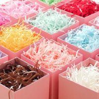 DIY Decorative Raffia Paper Crumpled And Shredded Paper Very Suitable For Wedding Boxes Candy Packaging Celebrations Packaging