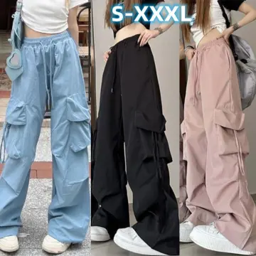 New】Women Elastic High Waist Thickened Casual Pants High Elastic