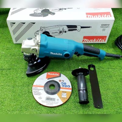 🇹🇭 MAKITA 🇹🇭 เครื่องเจียร์ไฟฟ้า 6 นิ้ว รุ่น GA6010  (1050 วัตต์ ความเร็วรอบ 10000 RPM) ใช้กับถ่าน CB-303 จัดส่ง KERRY 🇹🇭