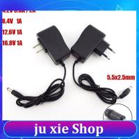 JuXie store AC 100-240V DC 4.2V 8.4V 12.6V 16.8V 1A 1000MA Power Supply Adapter 8.4 12.6 16.8 V Volt Charger for 18650 Lithium Battery