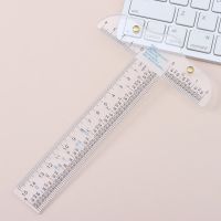 1PC 6 inches T-Square Ruler Clear Acrylic Inches And Metric Measurements Straight Ruler DIY Drawing Tool Art Supplies Stationery