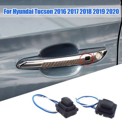 1 Pair Front Door Smart Handle Small Button 82661-D3710 82651-D3710 for Hyundai Tucson 2016-2020 Outside Puller Switch Parts Accessories