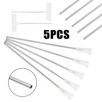 【JH】 5pcs 100mm Blunt Dispensing Needles Syringe Needle Tips Plastic   Metal Material Ink Refilling Mixing