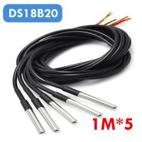 【YD】 5Pcs 1 DS18B20 Temperature Sensor Digital Thermal Tube Probe Thermistor Controller