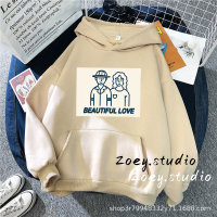 Zoey.Studio เสื้อฮู้ด เสื้อแขนยาวอบอุ่น หลวมและสบาย ทันสมัย สบายๆ ทันสมัย ชิค WWY2300092 41Z231009