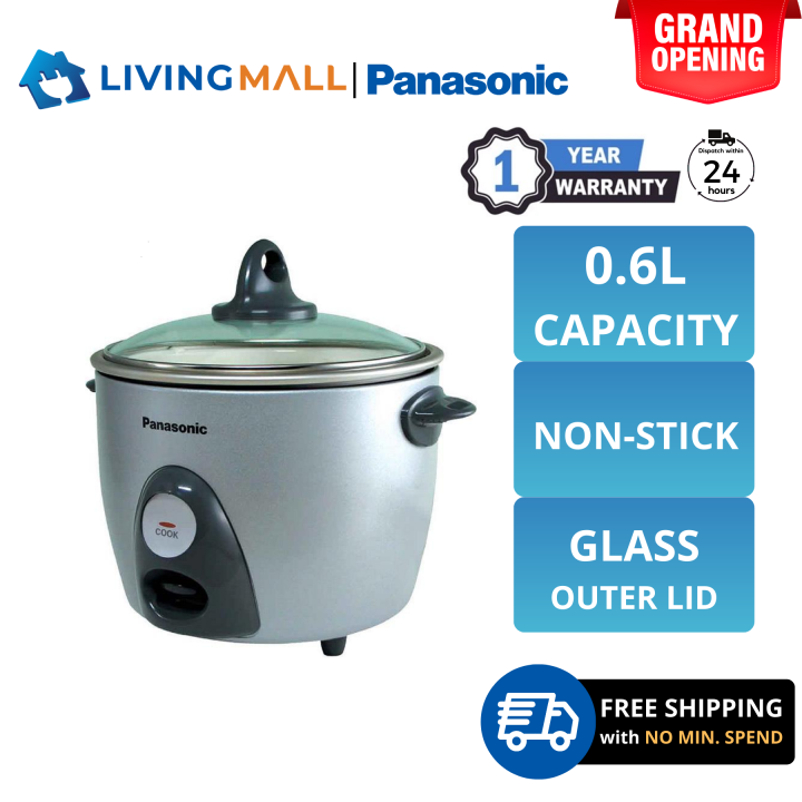 PANASONIC SRG06FG Rice Cooker 0.6L Non Stick Pan SRG06FGLSK 300W 3