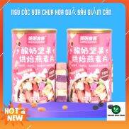 Hộp 500Gr Ngũ Cốc Sữa Chua Hoa Quả Sấy Giảm Cân Siêu Ngon