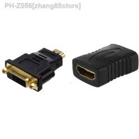 HDMI F/F Female Gender Changer Adapter Coupler For Hdtv With DVI 24 1 (DVI-D) Female To HDMI Male Adapter