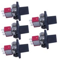 5X AC 250V/3A 125V/5A Momentary SPDT 3 Positions Toggle Switch T80-R