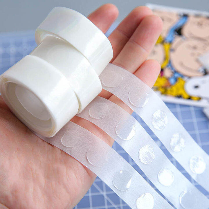 100 Pieces DIY Adhesive Glue Decorative Double-sided Dots Glue Tape ...