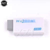 HD 1080P WII เป็นอะแดปเตอร์แปลงที่รองรับ HDMI WII2ตัวแปลงที่รองรับ HDMI สำหรับเกมคอนโซล PC Monitor