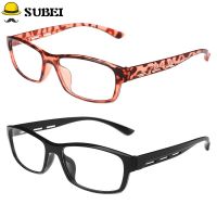 SUBEI Unisex Presbyopic Eyeglasses Woman Men Optics Spectacles Hyperopia Eyewear New Plastic Square Frame Magnifying Reading Glasses/Multicolor