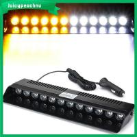 JUICYPEACHNU ไฟแฟลชสำหรับรถออฟโรด SUV รถกะบะเอทีวี12V LED สีขาวอำพันไฟแฟลชรถทำงานไฟแฟลชรถยนต์เตือนฉุกเฉิน