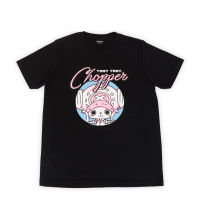 เสื้อยืดผ้าฝ้ายฤดูร้อน เสื้อยืดคอกลม สีดำ วันพีซ ช้อปเปอร์ | One Piece Chopper T-shirt