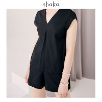 Shaka SS21 Lady Shorts - PN-S210605 กางเกงขาสั้นขอบเอวในตัว