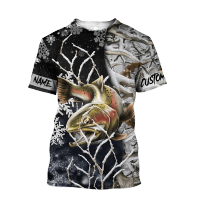 The Graphic 3D Full Print T-shirt With Fishes for Men Clothing Summer Short Sleeve Casual Oversized Tees Fashion Tops