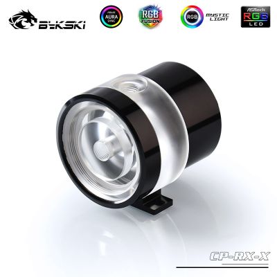 Bykski DDC ปั๊มน้ำ400L /H RGB ปั๊มเงียบ3เมตรหัว Tranperant เงียบน้ำเย็นชิ้นส่วน4000รอบต่อนาที5V3PIN/12V4PIN 4000รอบต่อนาที CP-RX-X