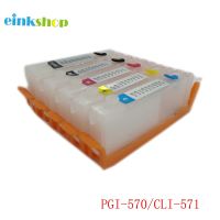 Einkshop Pgi-570 Pgi 570 Cli-571หมึกว่างเปล่าเติมได้กระสวยหมึกสำหรับแคนนอน Pixma Mg5750 Mg5752 Mg5751 Mg5753 Mg6852 Mg6850