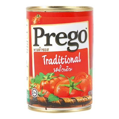 สินค้ามาใหม่! พรีโก้ พาสต้าซอสมะเขือเทศ รสดั้งเดิม 300 กรัม Prego Pasta Sauce Traditional 300g ล็อตใหม่มาล่าสุด สินค้าสด มีเก็บเงินปลายทาง