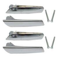 2X Interior Chrome Door Handle Repair Fit for Xl 1500 2007-2014 81195 15935954 22855620