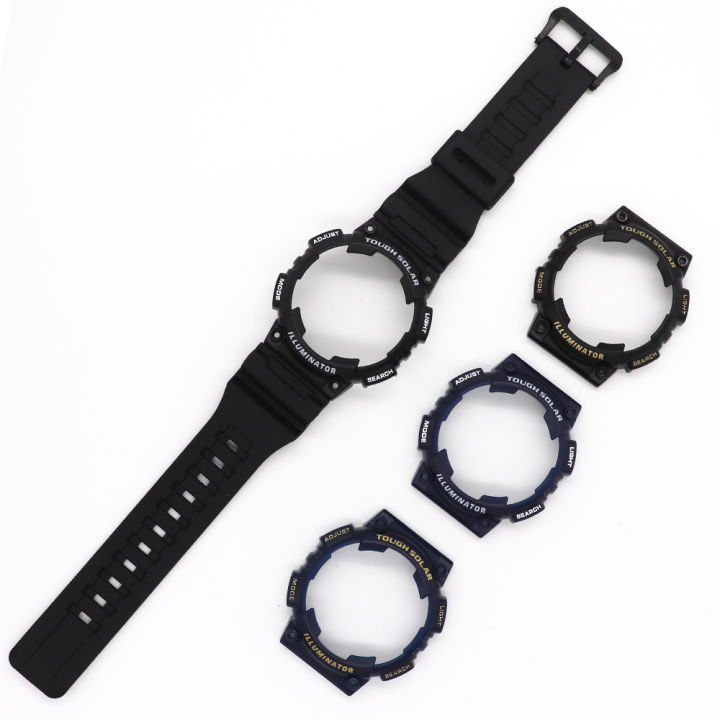 ซิลิโคนชุดชายแดน-สายยาง-กรณี-เครื่องมือสำหรับ-casio-aqs810-aq-s810w-นาฬิกาชายแดนอุปกรณ์เสริมแฟชั่นตัวอักษรวง-aq-s800