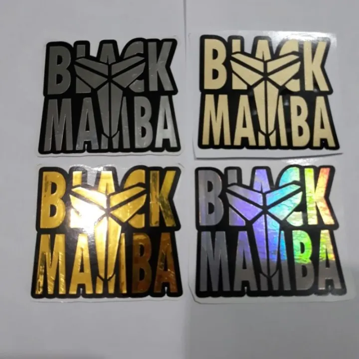 Black Mamba Sticker Decal in Silver, Gold & Hologram | Lazada PH