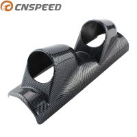 Cnspeed 52มม. ตัวยึดเสาด้านซ้ายของรถยนต์,ตัวยึดคาร์บอนไฟเบอร์ฝักมาตรวัดหลุมวัด2ตัวยึด Yc100219ด้านข้าง