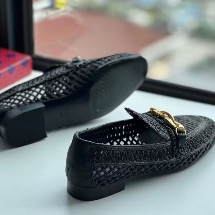 2023-new-tory-burch-jessa-series-three-colors-woven-goat-leather-upper-loafers-comfortable-breathable-casual-shoes