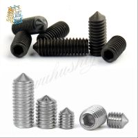 M2.5 M3 M3.5 M4 M5 M6 DIN914 304 stainless steel Black grade 12 9 stole Hex Hexagon socket All cup Point Grub Screw Set Bolts Screw Nut Drivers