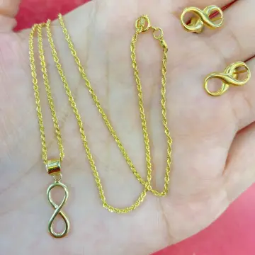 Unlistore PH 18K Saudi Gold Necklace with Pendant